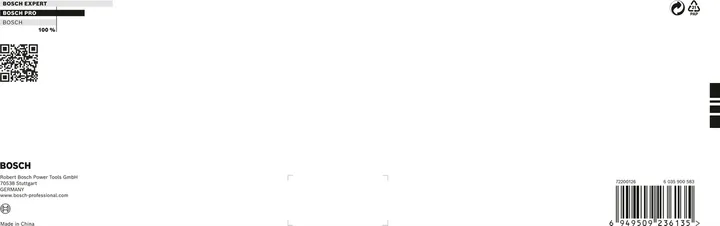 Caja de accesorios grande Bosch PRO Tough Box 50×120×355 mm.